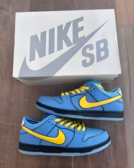 powerpuff x sb dunk low bubbles blue