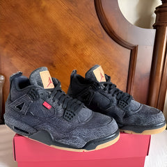 Levis x Air Jordan 4 Retro Black Denim