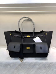 Balenciaga Bel Air CarryAll Tote Bag With Dust Bag 509 Gold Buckle