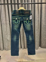 TRUE RELIGION DENIM IMPORTED GREENISH BLUE