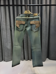 ROMAN DENIM IMPORTED LEATHER PATCH