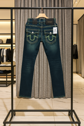 TRUE RELIGION DENIM IMPORTED GREENISH BLUE