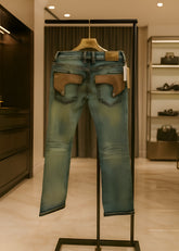 ROMAN DENIM IMPORTED LEATHER PATCH