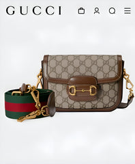 Gucci horse Bit Crossbody Sling With OG Red Box Dust Bag 658574