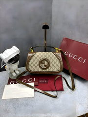 Gucci Blondie Top Handle Bag Caramel With OG Red Box & Dust Bag 815714