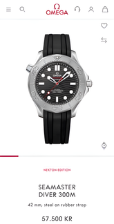 Omega seamaster diver 300M automatic