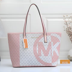 Michael Kors Voyager Leather Tote Satchel Shoulder Bag With Dust Bag (21004 Pink)