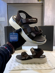 Skechers Go Walk brown white Premium Sandal