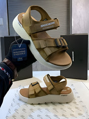 Skechers Go Walk tan white Premium Sandal