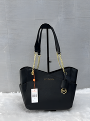 Michael Kors Black Chain Tote With DustCover Premium Quality