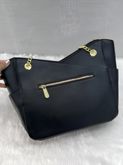 Michael Kors Black Chain Tote With DustCover Premium Quality