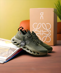 On Running Loewe x OnCloudTilt Khaki Green