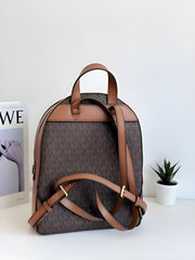 Michael Kors MK Jaycee Backpack With Dust Bag (Brown - 973)