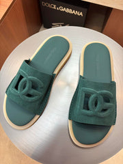 Dolce & Gabbana slides premium Green