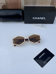 Chanel 98121 gold brown