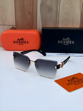 Hermes 58078 gold black shaded