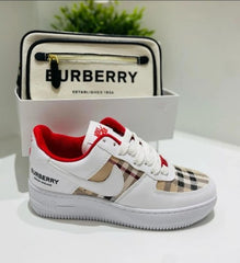 Air force 1 x Burbery White