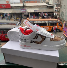 Air force 1 x Burbery White