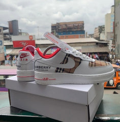 Air force 1 x Burbery White