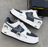 Airforce 1 low x stussy grey white 444
