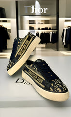 Dior Canvas low Sneakers Navy
