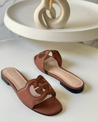 Gucci Womens Interlocking G Slides With Original Box CarryBag Packaging