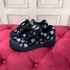 Dolce Gabbana Checkered Luxe Sneakers