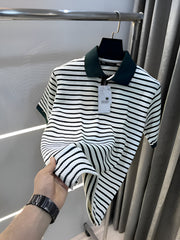 Zara Green Premium Knitted Classic Polo T-Shirt