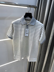 Zara Grey Premium Knitted Classic Polo T-Shirt