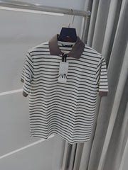 Zara Brown Premium Knitted Classic Polo T-Shirt