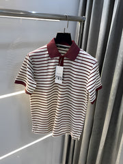 Zara Maroon Premium Knitted Classic Polo T-Shirt
