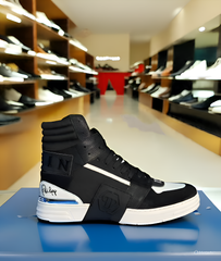 Philip Plein Multi Leather High Top Sneakers