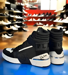Philip Plein Multi Leather High Top Sneakers