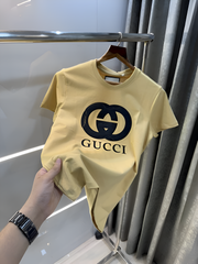Gucci Mustard Logo Work Imported T-Shirt