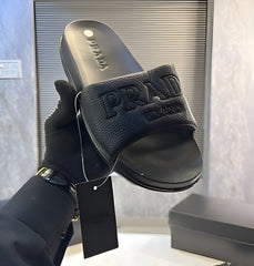 Prada Milano Premium Black Flip Flop