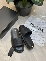 Prada Milano Premium Black Flip Flop