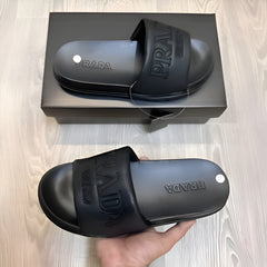 Prada Milano Premium Black Flip Flop