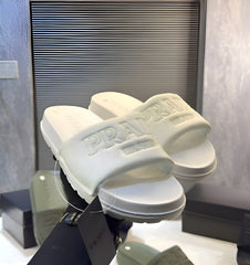 Prada Milano Premium White Flip Flop