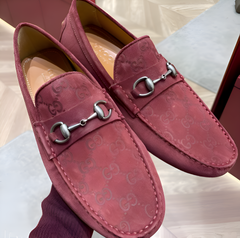 Gucci Horsebit 1953 Loafers Monogram Velvet