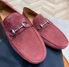 Gucci Horsebit 1953 Loafers Monogram Velvet