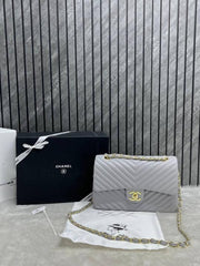 Chanel Jumbo Grey Premium DoubleBox Highend