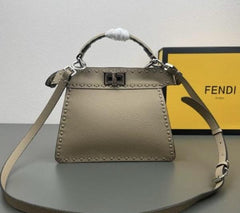 Fendi Tan PeekaBoo IseeU Mini With OriginalBox
