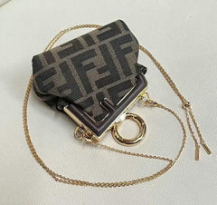 Fendi First Nano Mono With CrossbodySling OriginalBox Packing