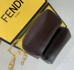 Fendi First Nano Brown WithCrossbodySling OriginalBox Packing