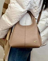 Coach Lana CM545 Crossbody 2Way Shoulder Bag With OG Box & Dust Bag (Khaki - 1142)