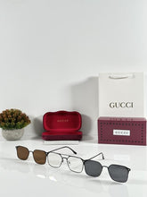Gucci 2702 Attachment Black White Black Brown