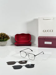 Gucci 2702 Attachment Black White Black Brown