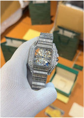 Cartier Santos Diamond Silver - J138