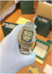 Cartier Santos Diamond Gold Silver - J137