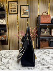 Michael Kors Mirella Tote Bag With Dust Bag Including Card (Black Black)